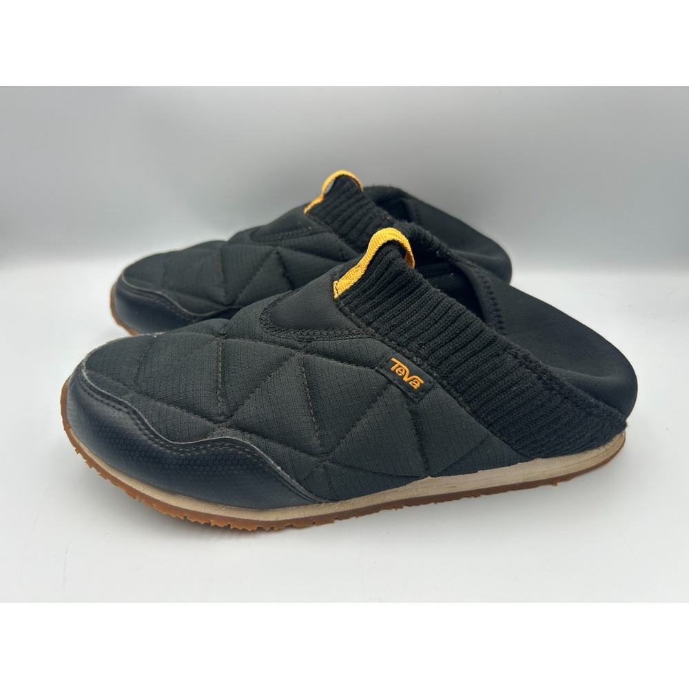 Teva ReEmber Slip On Womens 8 Black Quilted Bootie Moc Water Resistant Gorpcore